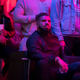 Drake watches a screen alongside other Toronto Raptors fans during Game Six of the NBA Finals on June 13, 2019 in Toronto, Canada.